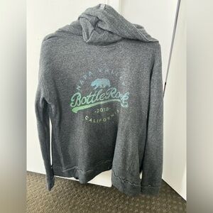 Gray BottleRock Napa Valley Hoodie